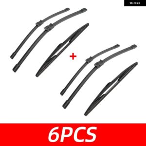 3PCS カー ワイパー マツダ 3 BK ハッチバック 2003-2009 フロントリア ワイパー ブレード ブラシ 自動車アクセサリー 2003 - 06 - 6 PCS