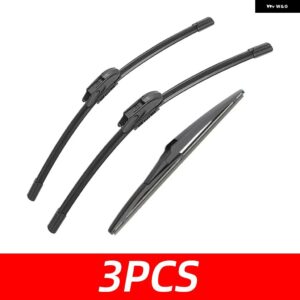 3PCS カー ワイパー トヨタ フォーチュナー AN50 AN60 2015-2023 フロントリア ワイパー ブレード ブラシ 自動車アクセサリー 2015 2016 2017 - 3 PCS