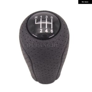 5 / 6速レザーギアスティック シフト ノブレベル マツダ 5 CR CW 2005 - 13カー スタイリング - 6 speed