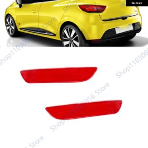 リフレクター ライト ルノー クリオ 2012 2014 2015-2017 2018 リア バンパー 装飾 ライト リフレクター リアバーランプ カーアクセサリー - 1PC Left