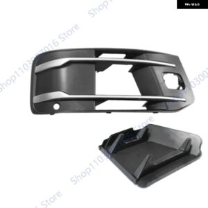 フォグランプ グリル アウディ Q7 2016 - 19 フォグランプ シェード フォグランプ グリル フロント バンパー クローム ベゼル インサート 4M0807151 - Only Right3