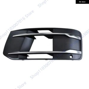 フォグランプ グリル アウディ Q7 2016 - 19 フォグランプ シェード フォグランプ グリル フロント バンパー クローム ベゼル インサート 4M0807151 - Only Left