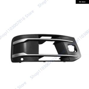 フォグランプ グリル アウディ Q7 2016 - 19 フォグランプ シェード フォグランプ グリル フロント バンパー クローム ベゼル インサート 4M0807151 - Only Right