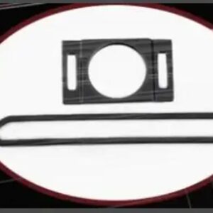 フロント エアベント AC調整 ボタン フレーム カバー トリム 2個 フォルクスワーゲン パサート B8 2017 2018 19 20 2021 - black