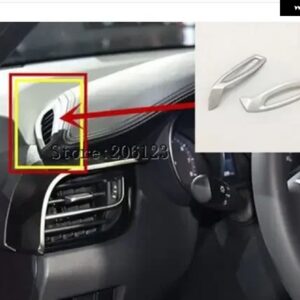 トヨタ C-HR CHR 2016 2017 2018 車内ウィンドウリフト ボタン トリム インナードア アームレスト カバー ABS ピアノブラック 2個 - 18.98