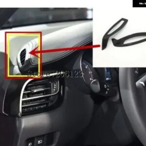 トヨタ C-HR CHR 2016 2017 2018 車内ウィンドウリフト ボタン トリム インナードア アームレスト カバー ABS ピアノブラック 2個 - 19.98