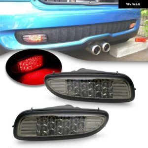 LED リアフォグランニングライト ASSY MINI COOPER R56 2006-2013 R57 R58 R59 2011-2015 ユニオンジャックスタイルレンズ ランニングリア フォグランプ - Smoke lens