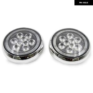2個 フロントバンパー LED DRL デイタイムランニングラリーライトハローリング ドライビングランプ フォグライト ミニクーパー R55 R56 R57 R58 R59 - Chrome lens