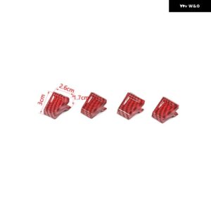 スズキ ジムニー 2019-24 アップ窓リフト スイッチボタン 装飾カバー インテリア - B carbon red