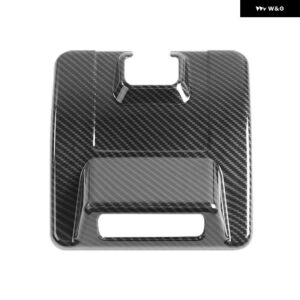 スズキ ジムニー 2019-24 車インナーバックミラー ベース装飾カバー インテリア - carbon fiber grain