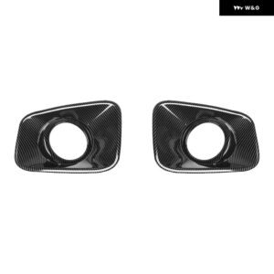 スズキ ランプフードフロント フォグライト ランプ装飾カバー ジムニー 2019-24 アップ - carbon fiber grain