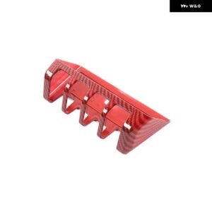 スズキ 車室内窓昇降スイッチボタン 装飾カバー ジムニー 2019-24 アップ - red carbon fiber
