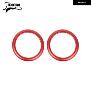 スズキ カーエアコンベントアウトレット装飾カバー リング ジムニー 2007-17 - red