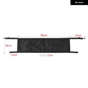 スズキ トランクカーゴネットカバー 収納袋 ジムニー 2019-24 アップ - Black Storage Bag