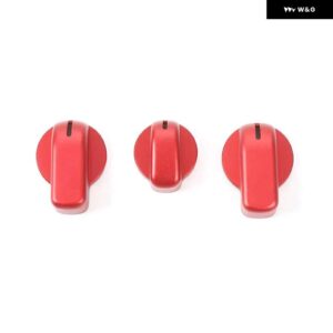 スズキ 車内空調スイッチ調整ノブ装飾カバー ジムニー 39387-2017 - red