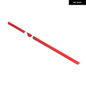 スズキ カーセンターコンソール 装飾ストリップカバー トリム ジムニー 2019-24 アップインテリア - red