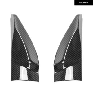 スズキ フロントウィンドウ A ピラー トライアングル装飾カバー ジムニー 2019-24 アップ - carbon fiber grain