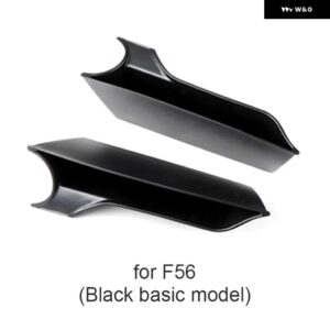 ドア収納ボックスインテリアハンドル ABS 収納コンテナ電話ホルダー ミニクーパー S JCW F55 F56 ハッチバックカー - Black ABS for F56