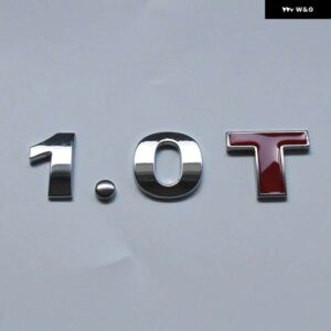 スマート 450 451 453 フォーツーフォーフォー 3D 金属 ステッカー 0.9T 1.0T 1.0L バッジカースタイリング - 1.0T