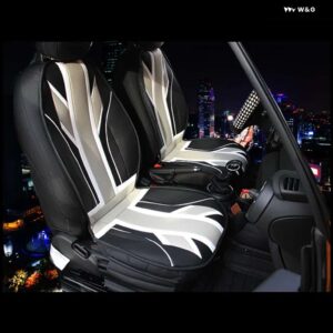 シート カバー プロテクター クッション パッド ミニクーパー R55 R56 R60 R58 R59 シート クッション インテリア装飾スタイリング - R56 gray flag