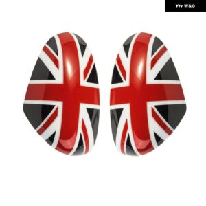 スマート 453 フォーツー フォーフォーバックミラー 人格バックミラー ステッカー スタイリング 2個 - Rice flag pattern