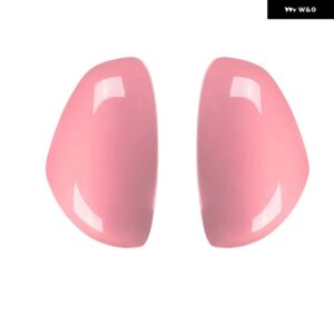 スマート 453 フォーツー フォーフォーバックミラー 人格バックミラー ステッカー スタイリング 2個 - Pink