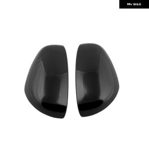 スマート 453 フォーツー フォーフォーバックミラー 人格バックミラー ステッカー スタイリング 2個 - black