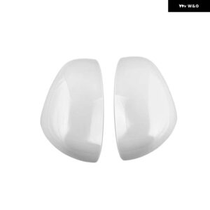 スマート 453 フォーツー フォーフォーバックミラー 人格バックミラー ステッカー スタイリング 2個 - White