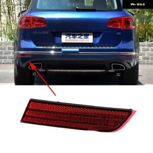 自動リアバンパー リフレクターハザード灯ストリップバー VW トゥアレグ 2016 2017 2018 7P6945105A 7P6945106A - Short Left