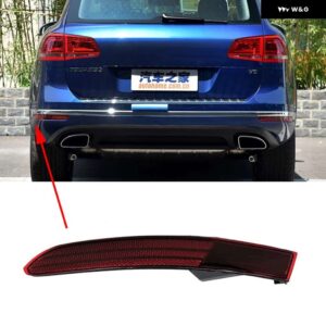自動リアバンパー リフレクターハザード灯ストリップバー VW トゥアレグ 2016 2017 2018 7P6945105A 7P6945106A - Long Left