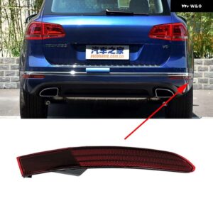 自動リアバンパー リフレクターハザード灯ストリップバー VW トゥアレグ 2016 2017 2018 7P6945105A 7P6945106A - Long Right