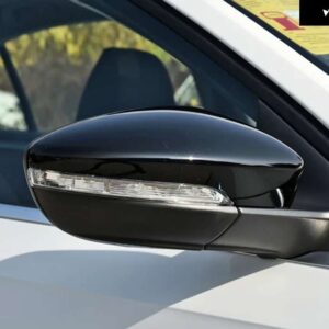 自動加熱フォールドウインカー 8PIN ミラー アセンブリ VW ジェッタ VI 2012-16-2018 5C7857507 5C7857508 - R Black 8 Wire