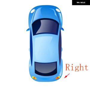 自動 フロントリア バンパー 牽引牽引フックアイカバー キャップ VW トゥアレグ 2011-2015 7P6807185 7P6807186 7P6807449A 7P6807450A - Rear Right