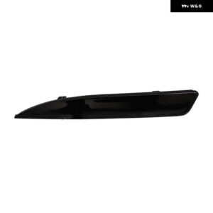自動リアバンパー リフレクターハザード灯ストリップカバー バー VW シロッコ R R-LINE 2011-15 1K8945105 1K8945106 - Left- Black