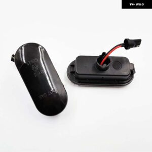 2個 ダイナミック LED ウィンカーサイド マーカー ライトランプ VW ジェッタ MK4 ゴルフ MK4 GTI MK4 パサート B5 キャディトランスポーター 1J0 949 117 - black 1