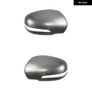 スズキ 自動サイドウイングリアミラーカバー ケース キャップシェル VITARA SX4 S-CROSS 2015-19 - Silver a pair