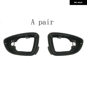 自動サイドウイングミラーハウジングフレーム VW シロッコ MK3 パサート B7 ジェッタ MK6 CC ビートル EOS 3C8857601A 3C8857602A - A Pair