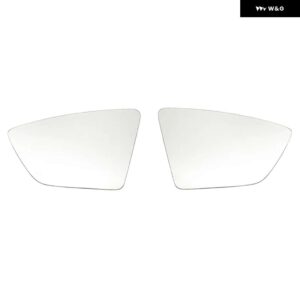 自動加熱ウイングリアミラーガラスセアトレオン MK3 ST FR キュプラ 2013-2018 イビサ MK5 アロナ KJ7 5F0857521A 5F0857522A - A Pair