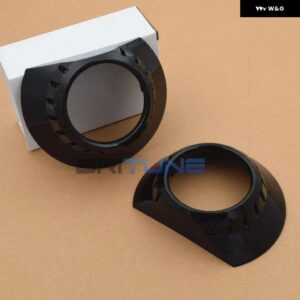 プロジェクターシュラウド E46 ZKW ヘッドライト レンズ ベゼル DIY 3.0 バイキセノン レンズ カバー ライトチューニングブラック - E46-R-Black