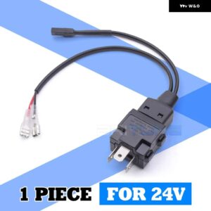 BRITUNE H4 リレーハーネス 12V 24V 配線コネクタ BI-LED プロジェクターレンズ H4 LED ワイヤーケーブル アダプター - 1 Piece for 24V