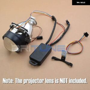 BLUETOOTH 対応 RGB デーモンデビルアイズ LED マルチカラーライト APP キット 2.5 WST/3.0 HELLA ヘッドライト レンズ DIY - For 2.5 Projector