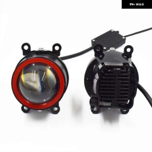 RONAN 3.0インチ BI-LED フォグプロジェクターレンズ 1300LM 5500K 調整 ブラケット RETROUNIVERSAL フォグランプ PTF ヘッドライト