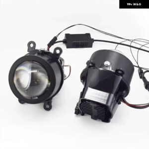 RONAN 3.0インチ BI-LED フォグプロジェクターレンズ 1300LM 5500K 調整 ブラケット RETROUNIVERSAL フォグランプ PTF ヘッドライト