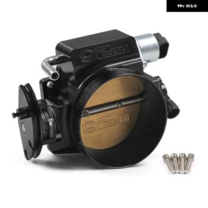 92MM /102MM 高フロービレットアルミスロットルボディ TPS センサー付き LS1 LS2 LS3 LS6 LSX カスタム部品黒 TT102152 - 92mm