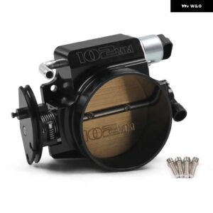 92MM /102MM 高フロービレットアルミスロットルボディ TPS センサー付き LS1 LS2 LS3 LS6 LSX カスタム部品黒 TT102152 - 102mm