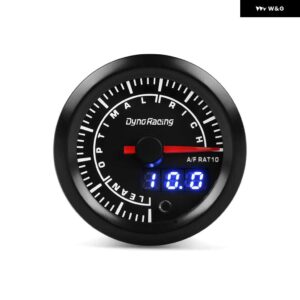 2インチ 52MM 7色 LED デュアルディスプレイブーストゲージ水温油温油圧電圧計空燃比 EGT タコメーターゲージ - Air fuel ratio gauge