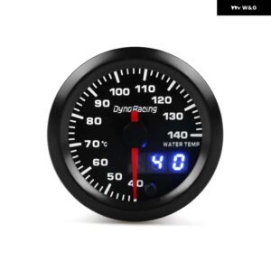 2インチ 52MM 7色 LED デュアルディスプレイブーストゲージ水温油温油圧電圧計空燃比 EGT タコメーターゲージ - Water temp gauge