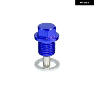 M14 * P1.5MM エンジン ドレスアップ磁気オイルドレンプラグ パッケージオイルサンプドレンプラグ M14 * P1.5MM ネジ付きほとんどの車 - blue