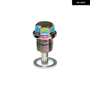 M14 * P1.5MM エンジン ドレスアップ磁気オイルドレンプラグ パッケージオイルサンプドレンプラグ M14 * P1.5MM ネジ付きほとんどの車 - Neo Chrome