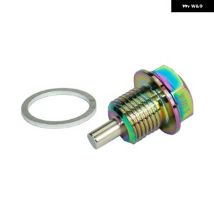 M16 * P1.5MM 磁気オイルサンプドレンプラグ オイルドレンプラグ 16X1.5 ネジ付きのほとんどの車両 - Neo Chrome